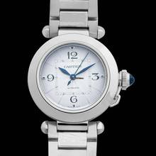 Thumbnail von Cartier Pasha WSPA0013 - Pasha de Cartier Automatic silver Dial Stainless Steel Ladies Watch </h1>