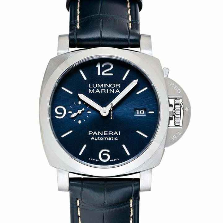  Panerai Luminor 1950 PAM01313 - Luminor 1950 Automatic Blue Dial Steel Men's Watch </h1> 