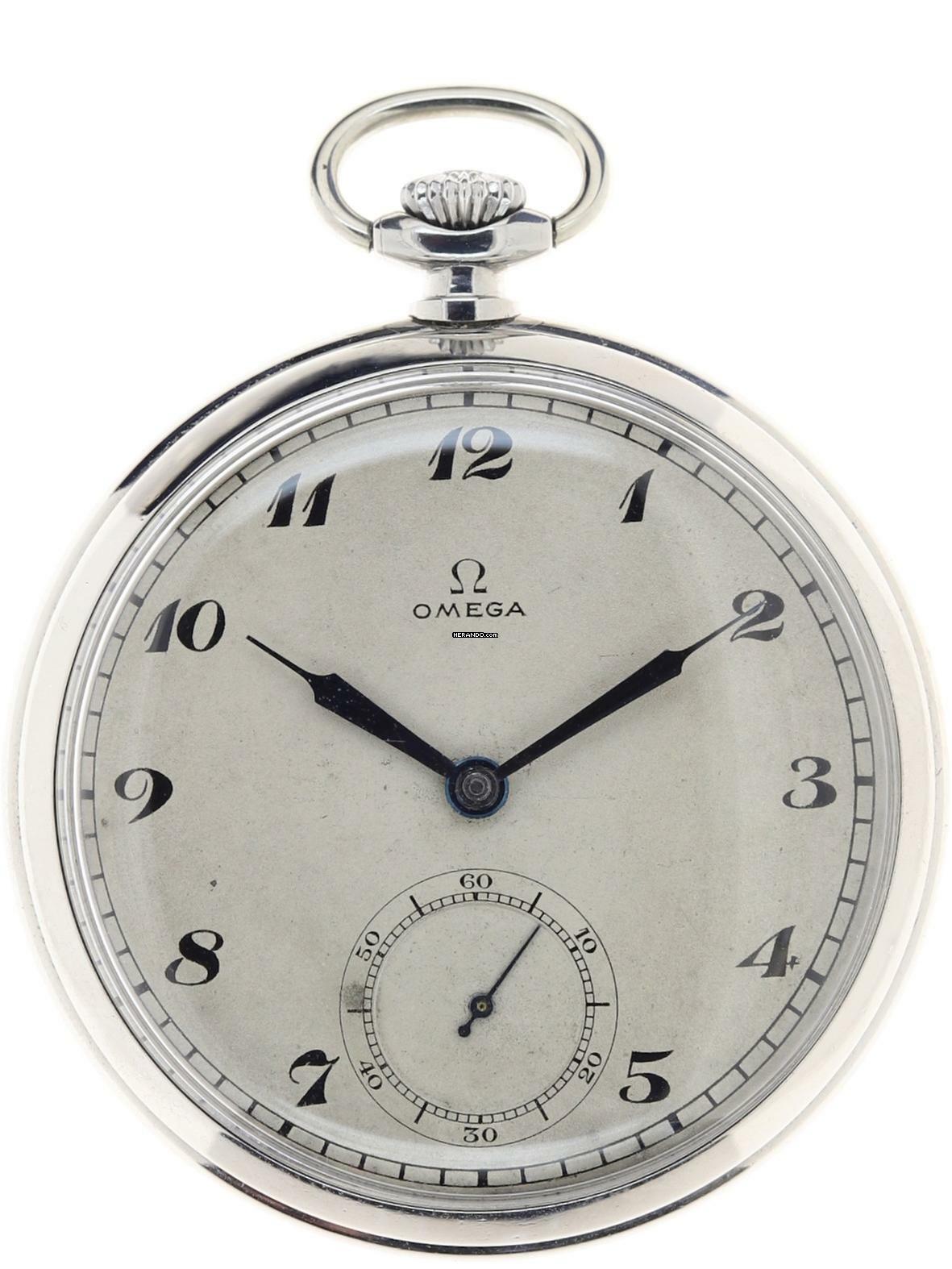  Omega Taschenuhr Gents elegant Pocket Watch Ref. 374-13  