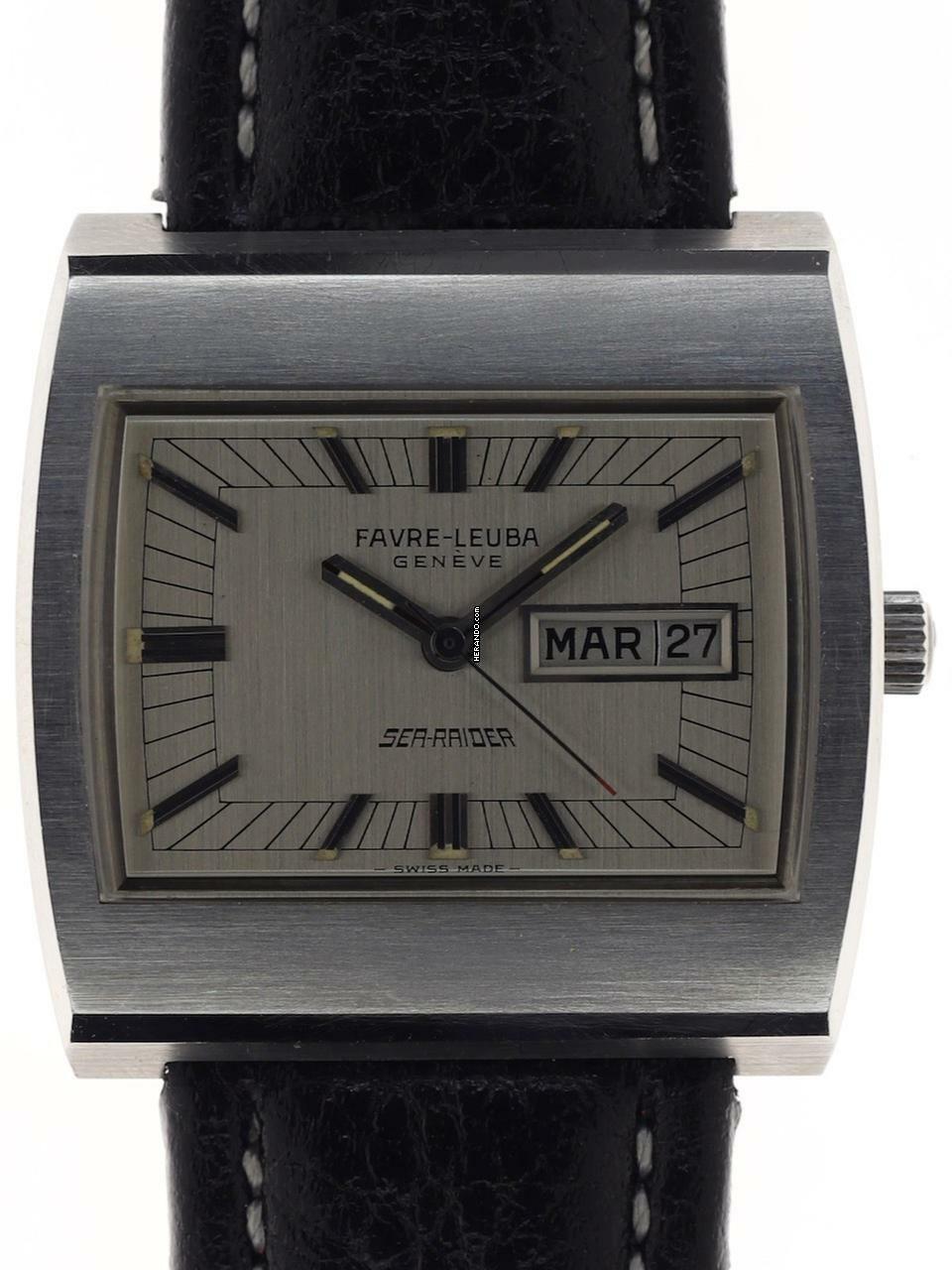 Favre-Leuba Gents Automatic Wristwatch Sea Raider 36.000 Day Date