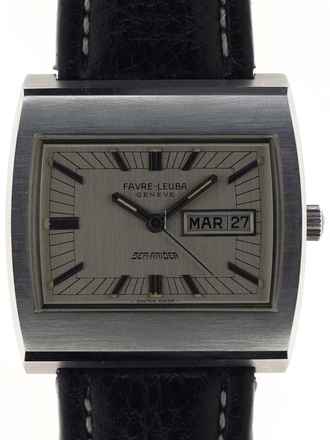  Favre-Leuba Gents Automatic Wristwatch Sea Raider 36.000 Day Date  
