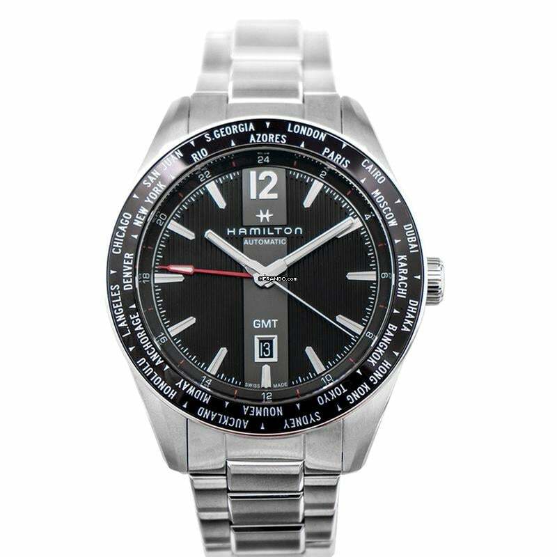 Hamilton Broadway H43725131 - Broadway Automatic Black Dial Stainless Steel Men's Watch </h1>