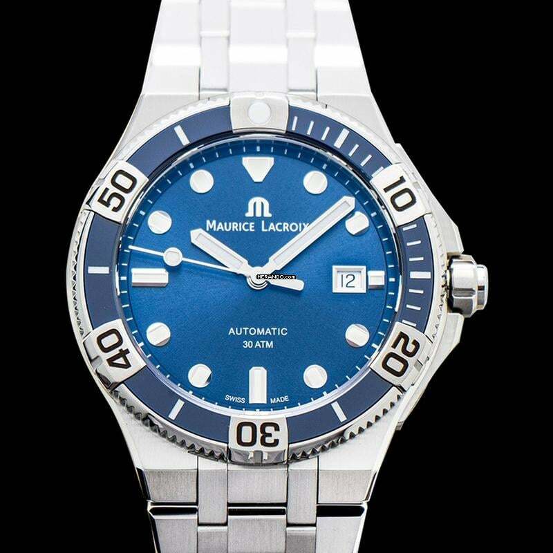 Thumbnail von Maurice Lacroix AIKON AI6058-SS002-430-1 - Aikon Automatic Blue sunbrushed Dial Dial Stainless Steel Men's Watch </h1>