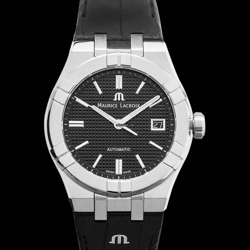Thumbnail von Maurice Lacroix AIKON AI6007-SS001-330-1 - Aikon Automatic Black Dial Men's Watch </h1>