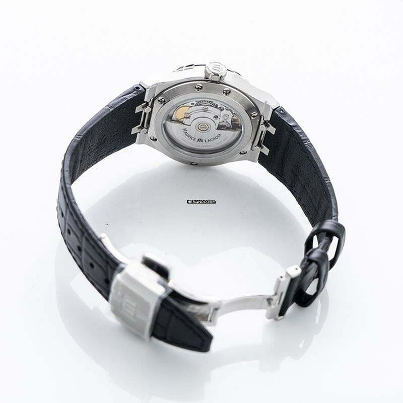 Thumbnail von Maurice Lacroix AIKON AI6007-SS001-330-1 - Aikon Automatic Black Dial Men's Watch </h1>