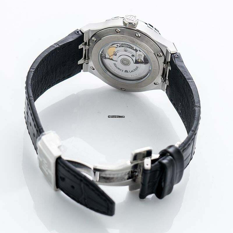 Thumbnail von Maurice Lacroix AIKON AI6008-SS001-330-1 - Aikon Automatic Black Dial Men's Watch </h1>