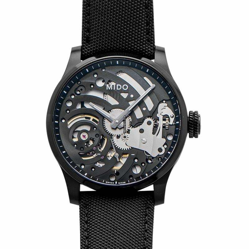  Mido Multifort M032.605.47.410.00 - Multifort Mechanical Skeleton Limited Edition Manual-winding Black Di </h1> 
