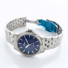 Thumbnail von Sinn 556 556.0104 - 556 I B Stainless Steel fine link Blue Dial 38.5mm Men's Watch </h1>