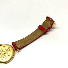 Thumbnail von Cartier Vermeil COLISÈE Quartz GoldPlated DIAMONDS & RED RUBIES  Watch </h1>