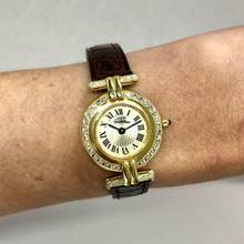 Thumbnail von Cartier VERMEIL COLISÈE 150th Anniversary LMT ED Quartz GP Argent Watch 0.67TCW DIAMONDS </h1>
