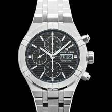 Thumbnail von Maurice Lacroix AIKON AI6038-SS002-330-1 - Aikon Automatic Chronograph Black Sun Brushed Squares Dial Men's Watc </h1>