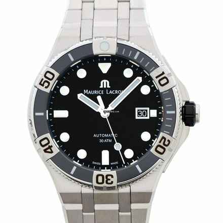  Maurice Lacroix AIKON AI6058-SS002-330-1 - Aikon Venturer Automatic Black Sunbrushed Dial Men's Watch </h1> 
