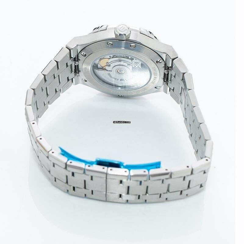 Thumbnail von Maurice Lacroix AIKON AI6008-SS002-430-1 - Aikon Automatic Blue Dial Steel Men's Watch </h1>