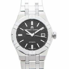 Thumbnail von Maurice Lacroix AIKON AI6007-SS002-330-1 - Aikon Automatic Black Sun Brushed Clous de Paris Dial Stainless Stee </h1>