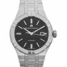 Thumbnail von Maurice Lacroix AIKON AI6008-SS002-330-1 - Aikon Automatic Black Sun brushed Clous de Paris Dial Men's Watch </h1>