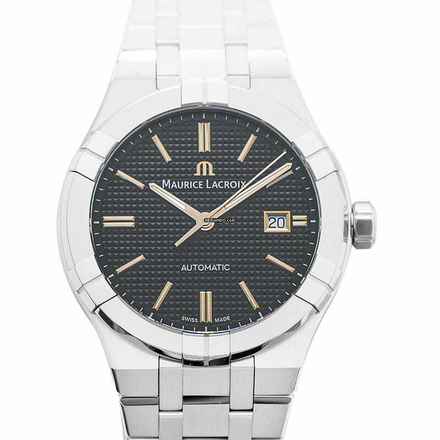  Maurice Lacroix AIKON AI6008-SS002-331-1 - Aikon Automatic Anthracite Sun Brushed Clous de Paris dial Dial Stain </h1> 