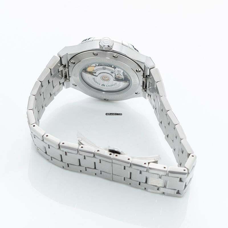 Thumbnail von Maurice Lacroix AIKON AI6008-SS002-331-1 - Aikon Automatic Anthracite Sun Brushed Clous de Paris dial Dial Stain </h1>