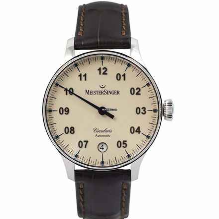  Meistersinger Circularis CC903_SL02 - Meisterstücke Automatic Ivory Dial Stainless Steel Men's Watch </h1> 