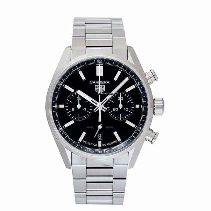  TAG Heuer Carrera CBN2010.BA0642 - Carrera Automatic Black Dial Stainless Steel Men's Watch </h1> 