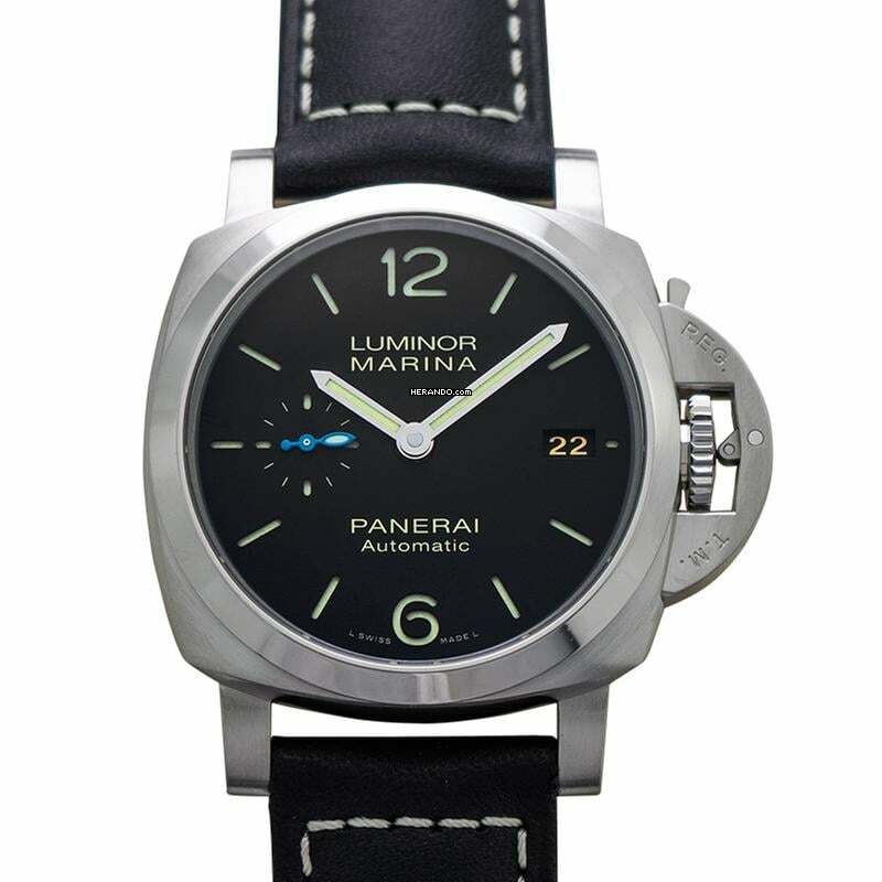  Panerai Luminor Marina 1950 3 Days Automatic PAM02392 - Luminor Marina Automatic Black Dial Black Leather Men's Watch </h1> 