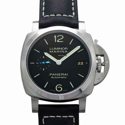  Panerai Luminor Marina 1950 3 Days Automatic PAM02392 - Luminor Marina Automatic Black Dial Black Leather Men's Watch </h1> 