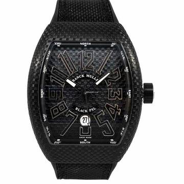  Franck Muller Vanguard V 45 SC DT BLK PXL AC NR BR AC - VANGUARD Automatic Black Dial Titanium Men's Watch </h1> 