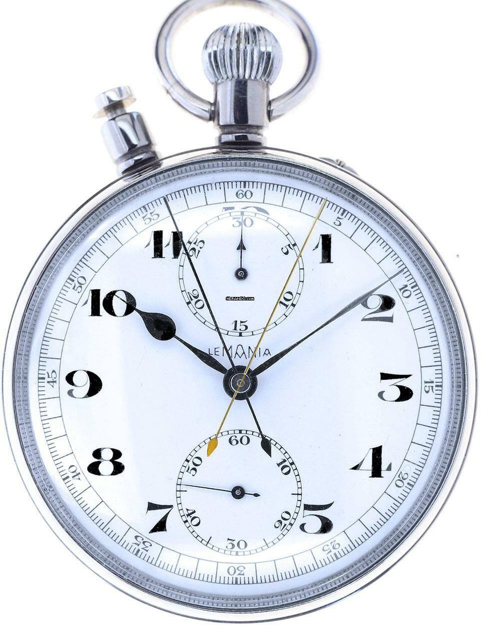 Lemania Gents Pocket Watch Split Second Chronograph Rattrapante </h1>