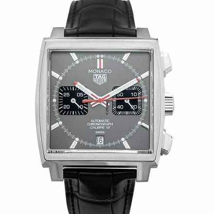  TAG Heuer Monaco Calibre 12 CAW211J.FC6476 - Monaco Calibre 12 Limited Edition Chronograph Grey Dial Men's Watch </h1> 