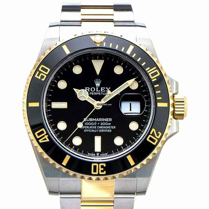  Rolex Submariner Date 126613LN - Submariner 18K Yellow Gold Automatic Black Dial Men's Watch </h1> 