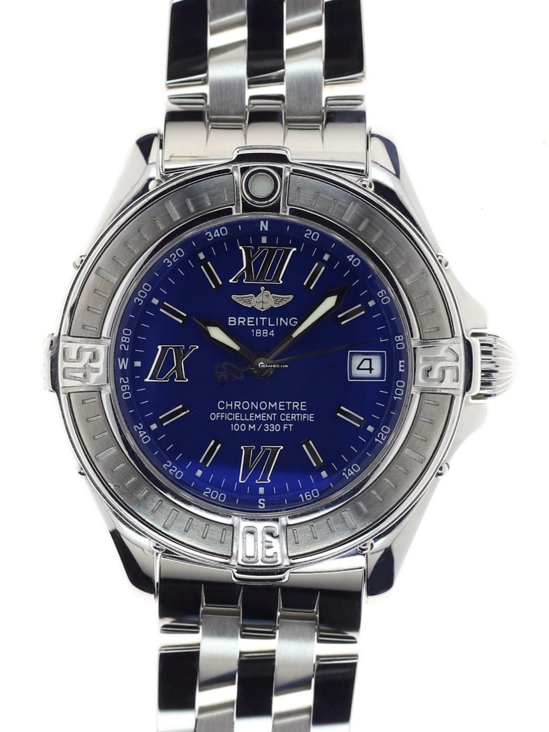  Breitling Cockpit Lady Ladies Wristwatch Cockpit A71365 Certifie Chronometre </h1> 