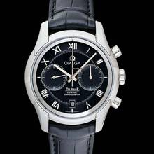 Thumbnail von Omega 431.13.42.51.01.001 - De Ville Hour Vision Co-Axial Chronometer Chronograph Black Dial Men </h1>