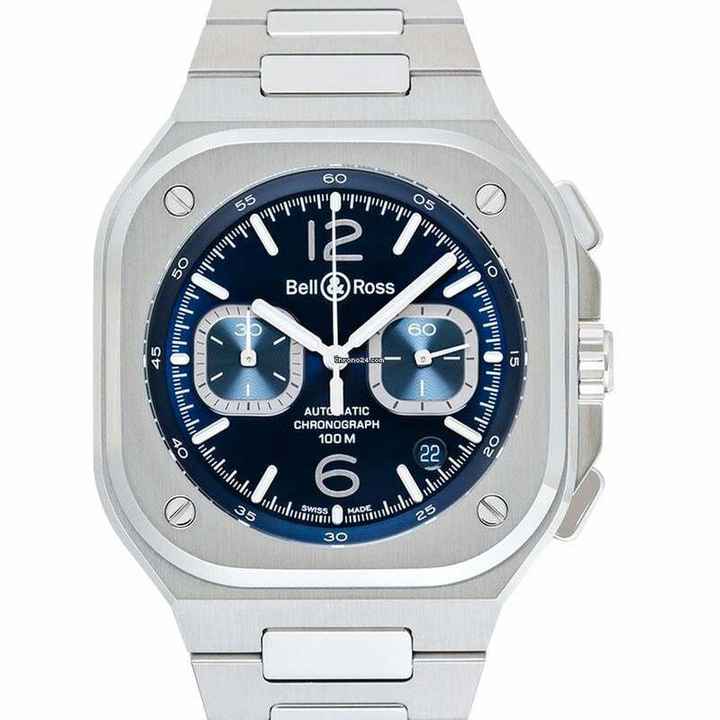  Bell & Ross BR 05 BR05C-BU-ST/SST - Instruments Automatic Blue Dial Steel Men's Watch </h1> 