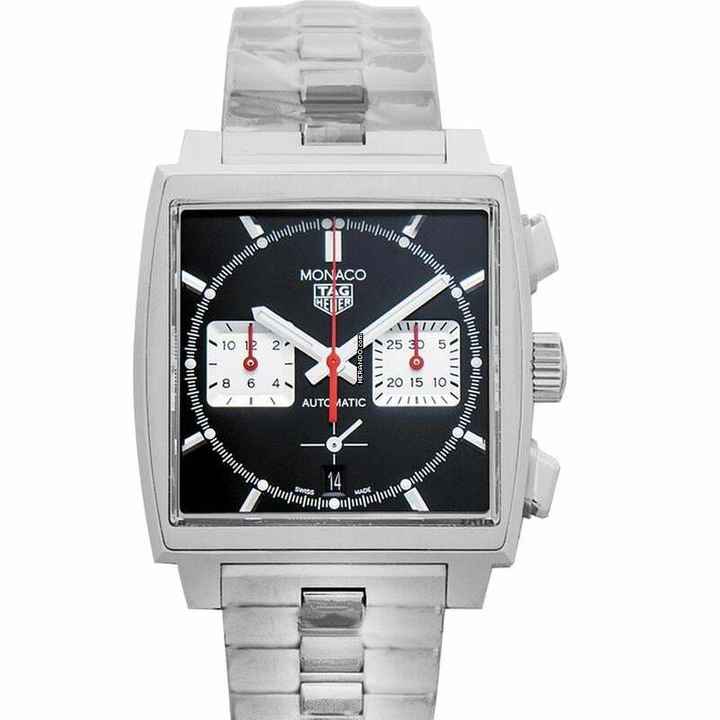  TAG Heuer Monaco CBL2113.BA0644 - Monaco Calibre Heuer 02 Automatic Black Dial Men's Watch </h1> 