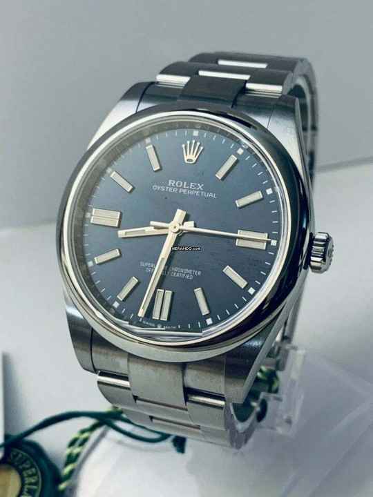  Rolex Oyster Perpetual 41 BLUE - 12/2021 - SOFORT LIEFERBAR - IN STOCK 