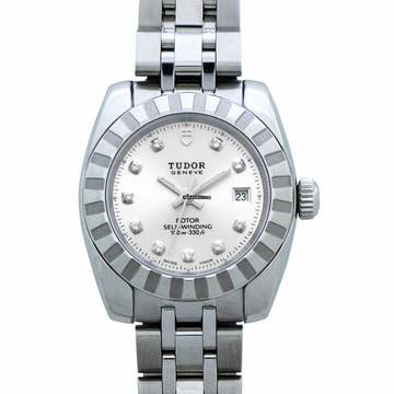  Tudor Classic 22010-0009 - Classic 28 Automatic Silver Dial Diamond Ladies Watch </h1> 