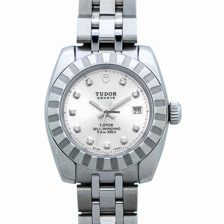  Tudor Classic 22010-0009 - Classic 28 Automatic Silver Dial Diamond Ladies Watch </h1> 