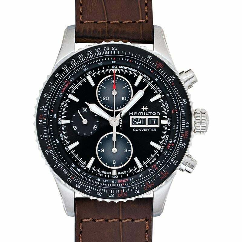  Hamilton Khaki Aviation H76726530 - Khaki Aviation Converter Auto Chrono Black Dial Stainless Steel Men's Watch </h1> 