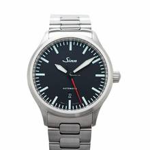 Thumbnail von Sinn 836.010 - Series 836 Black Dial Solid Two-Link Stainless Steel Watch 43mm </h1>
