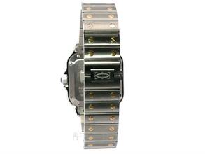 Thumbnail von Cartier Santos de Cartier Edelstahl Gelbgold medium Modell W2SA0016
