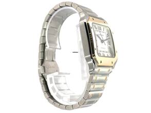 Thumbnail von Cartier Santos de Cartier Edelstahl Gelbgold medium Modell W2SA0016