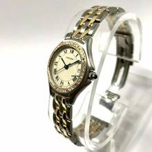 Thumbnail von Cartier COUGER 27mm 2 Row Gold Steel Ladies Watch Diamond Bezel </h1>