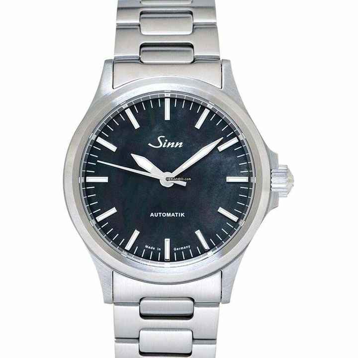  Sinn 556 556.0105-Solid-2LSS - Series 556 I Mother of Pearl S Black MOP Dial Solid Two-Link Stainle </h1> 