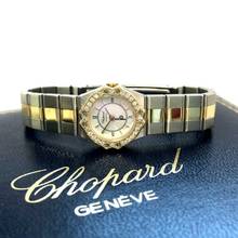 Thumbnail von Chopard St. Moritz 19mm Quartz 18K Yellow Gold & Steel DIAMOND Watch </h1>