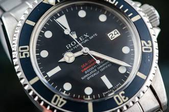 Thumbnail von Rolex Sea-Dweller rare SEA DWELLER 1665 | MK2 | Thin Case | Full Set Bahamas | Double Red