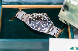 Thumbnail von Rolex Sea-Dweller rare SEA DWELLER 1665 | MK2 | Thin Case | Full Set Bahamas | Double Red