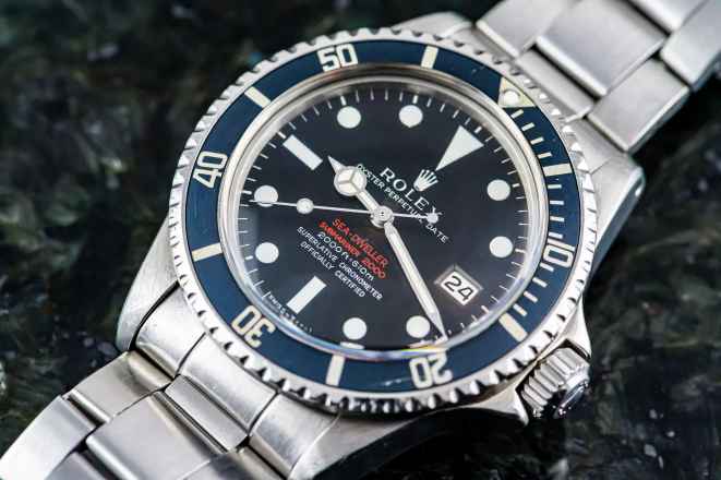  Rolex Sea-Dweller rare SEA DWELLER 1665 | MK2 | Thin Case | Full Set Bahamas | Double Red 