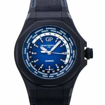  Girard Perregaux Laureato 81065-21-491-FH6A - Laureato Automatic Blue Dial Titanium Men's Watch </h1> 