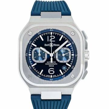  Bell & Ross BR 05 BR05C-BU-ST/SRB - Instruments Br 05 Chrono Blue Steel Men's Watch </h1> 