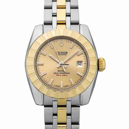  Tudor Classic 22013 - Classic Date Champagne / Yellow gold toned steel Ø28.00 mm </h1> 