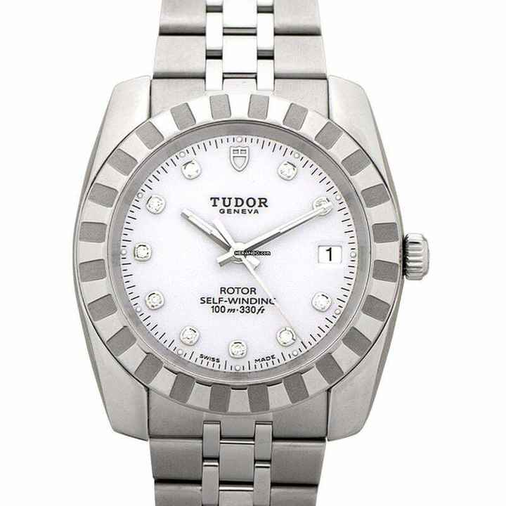  Tudor Classic 21010 - Classic Date White / Steel Ø38.00 mm </h1> 